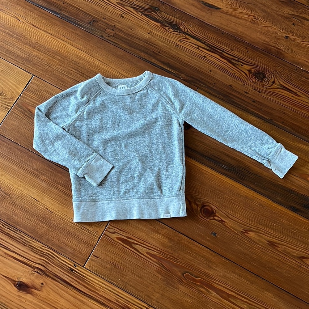 Gap Kids Light Gray Marled Sweater